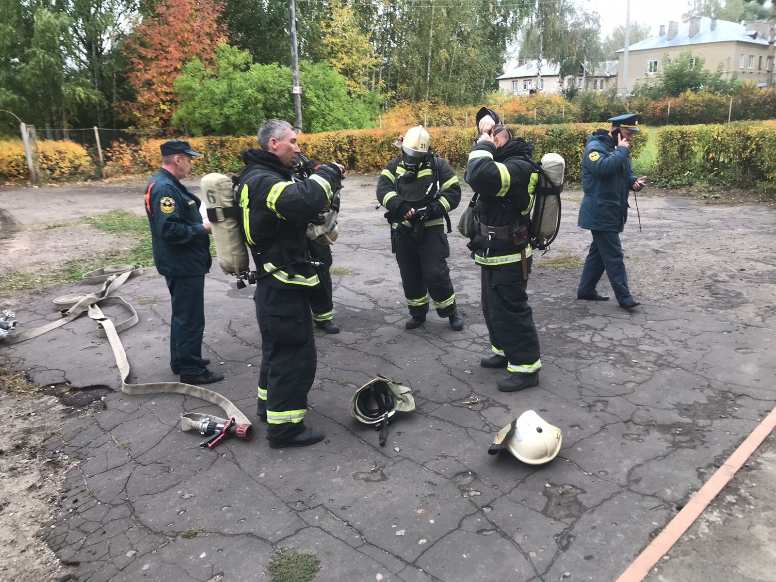 Пожарно-тактические учения прошли в 3 школе г. Заволжск | 26.09.2022 |  Новости Иваново - БезФормата