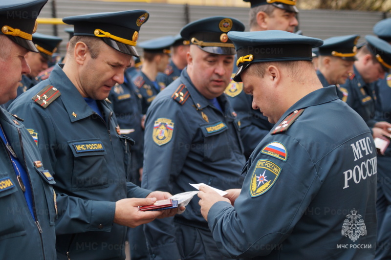 В Главном управлении прошел строевой смотр личного состава