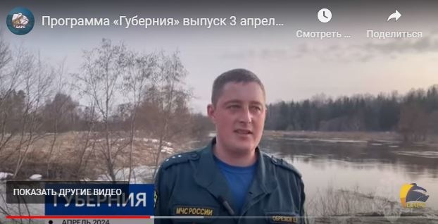 Евгений Обрезков о спасении собаки. Подробнее на ТК "Барс" в программе "Губерния"